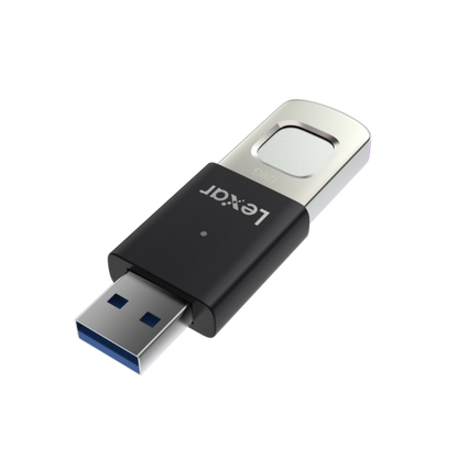 Lexar JumpDrive F35 Pro Fingerprint USB Flash Drive 3.2 Gen 1 128 GB - Black