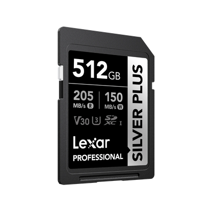 Lexar Professional Silver Plus SDXC UHS-I Card 512 GB