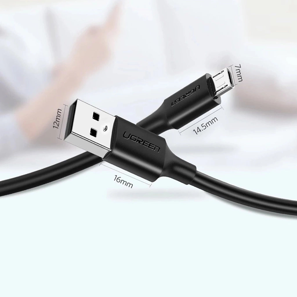 UGREEN 0.5M USB-A 2.0 Male to Micro USB Cable Black