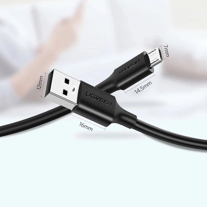 UGREEN 0.5M USB-A 2.0 Male to Micro USB Cable Black