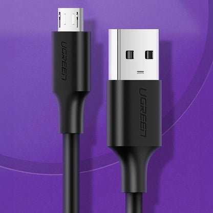 UGREEN 0.5M USB-A 2.0 Male to Micro USB Cable Black
