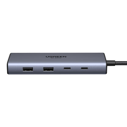UGREEN 10-in-1 USB C Hub with Dual 4K display Silver