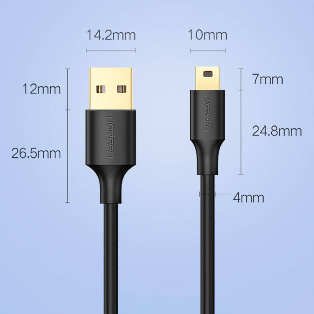 UGREEN 0.25M USB-A to Mini-USB 2.0 Cable