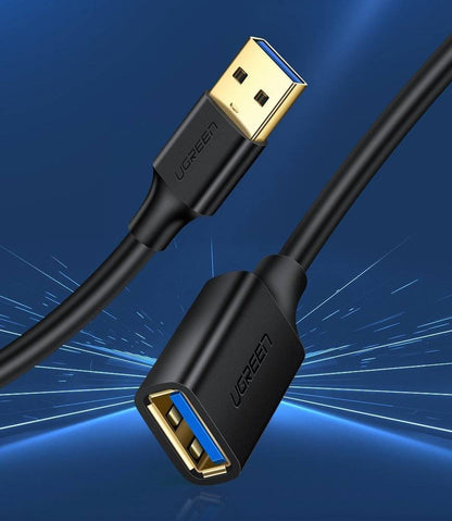 UGREEN USB 3.0 Extension Male Cable 1.5m Black