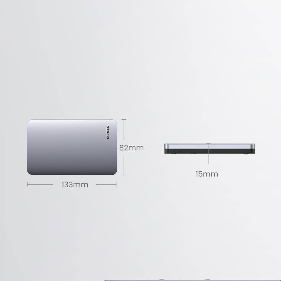 UGREEN 2.5-Inch SATA External Hard Drive Enclosure