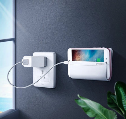 UGREEN Wall Mounted Phone Holder White