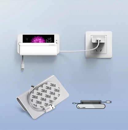 UGREEN Wall Mounted Phone Holder White
