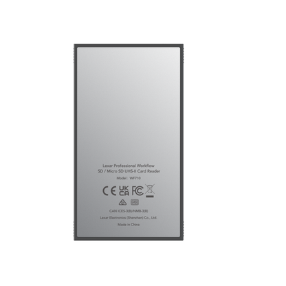 Lexar Professional Workflow WF710 SD/Micro SD UHS-II Card Reader - Silver