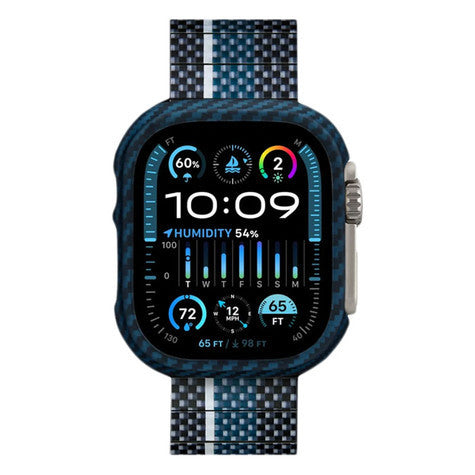 Pitaka Air Case Apple Watch 7/8/9 45mm - Black/Blue