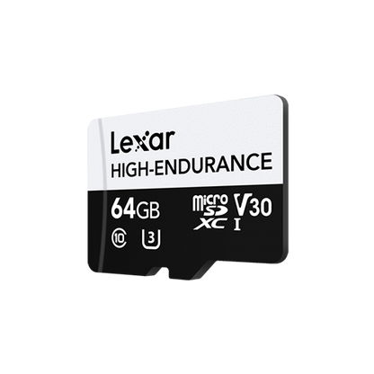 Lexar High-Endurance microSDXC UHS-I Card 64 GB