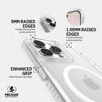 Pelican Protector Case iPhone 15 Pro - Clear