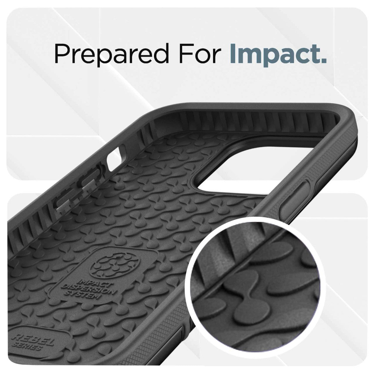 Encased Rebel Case iPhone 13 Pro Max - Black