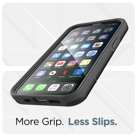 Encased Rebel Case iPhone 13 Pro with Belt Clip Holster - Black