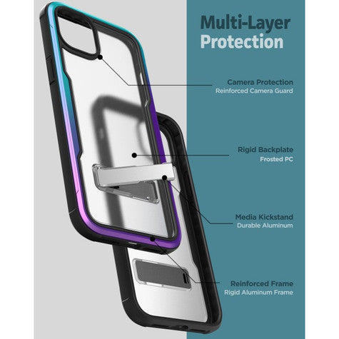 Encased Exos Armor Case with Screen Protector iPhone 14 Pro Max - Purple