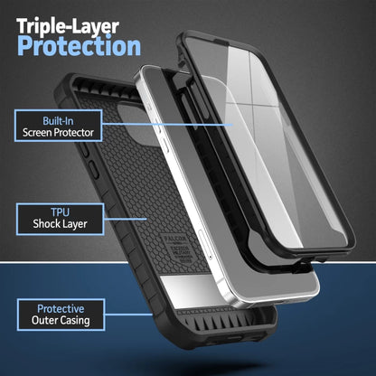 Encased Falcon Shield Case iPhone 14 Pro - Black