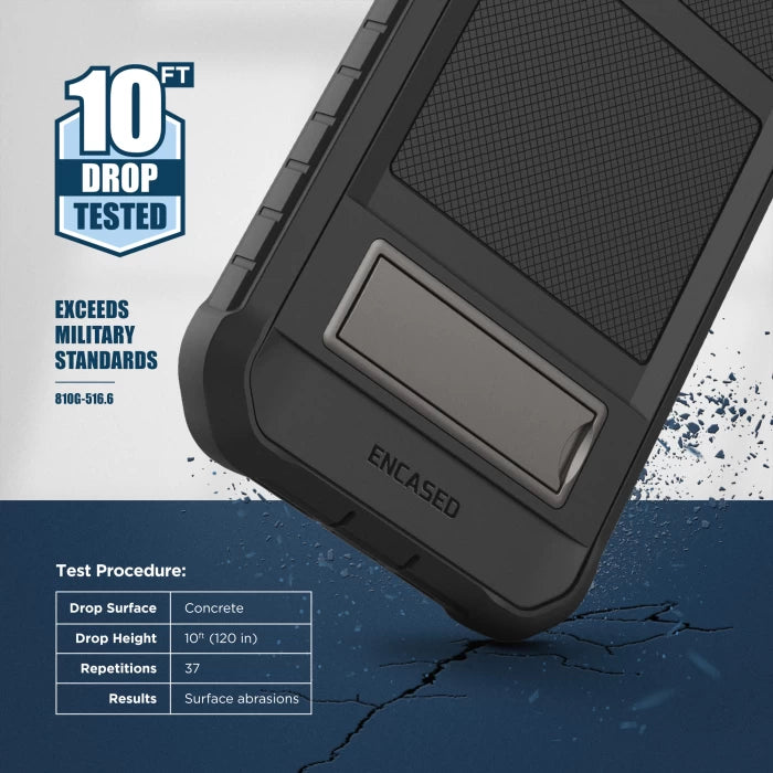 Encased Falcon Shield Case iPhone 14 Pro - Black