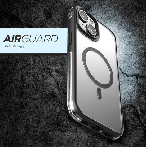 Encased MAG-AIR Case iPhone 15 Plus with Belt Clip Holster - Clear