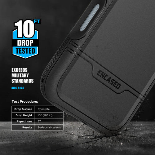 Encased Rebel MagSafe Case iPhone 16 Pro Max - Black