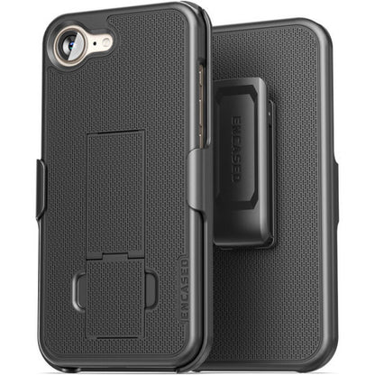 Encased Duraclip Case with Belt Clip Holster iPhone 16e - Black