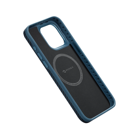Pitaka MagEZ Pro Case 4 iPhone 15 Pro Max - Black/Blue