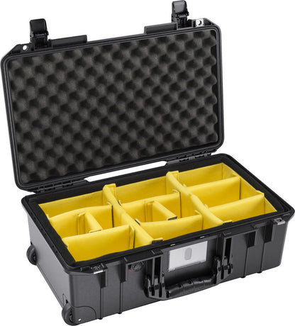 Pelican 1535 Air Case With Padded Dividers - Black