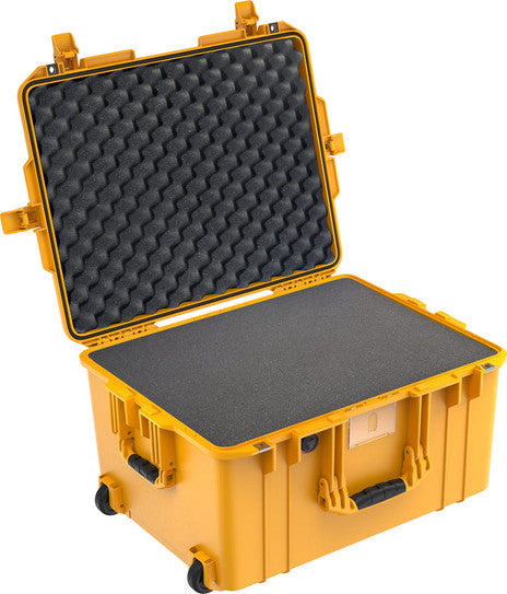 Pelican 1607 Air Case with Foam - Yellow