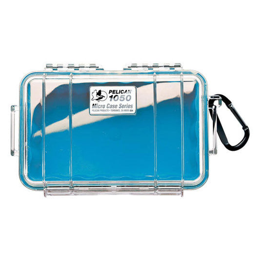 Pelican 1050 Micro Case - Clear/Blue