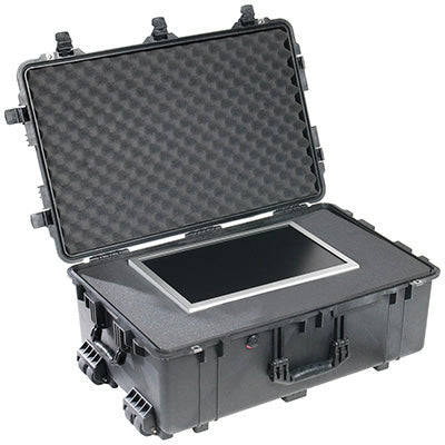Pelican 1650 Large Wheeled Protector Case (No Foam) - Black