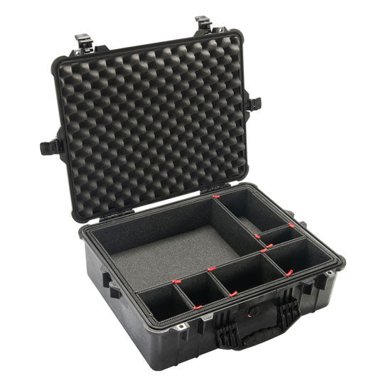 Pelican 1600 Protector Case With TrekPak Divider System - Black