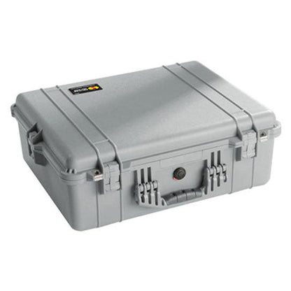 Pelican 1600 Large Protector Case with Foam - Silver