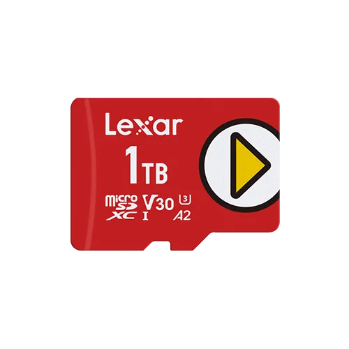 Lexar PLAY microSDXC UHS-I card 1 TB - Red