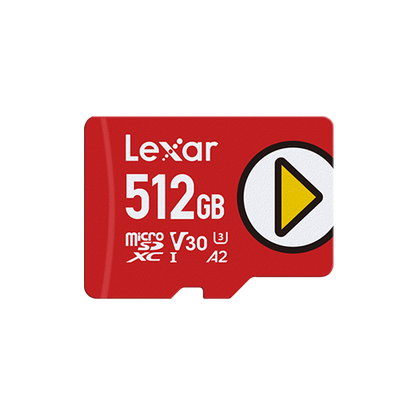 Lexar PLAY microSDXC UHS-I card 512 GB - Red