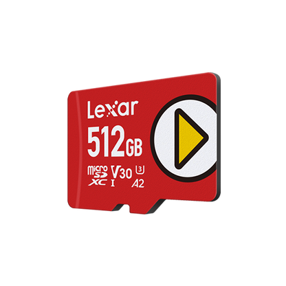 Lexar PLAY microSDXC UHS-I card 512 GB - Red