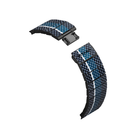 Pitaka Poetry of Things Chromacarbon Watch Band Apple Watch Series 1-9/SE/Ultra 2/Ultra - Moon