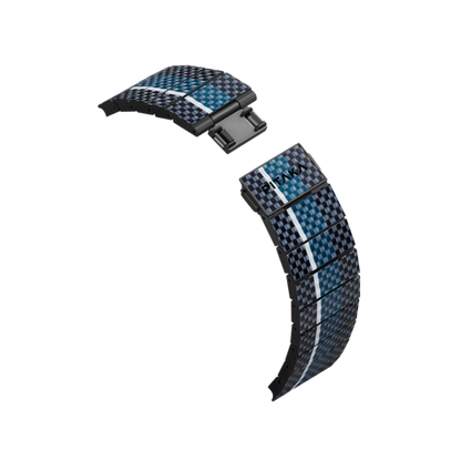 Pitaka Poetry of Things Chromacarbon Watch Band Apple Watch Series 1-9/SE/Ultra 2/Ultra - Moon