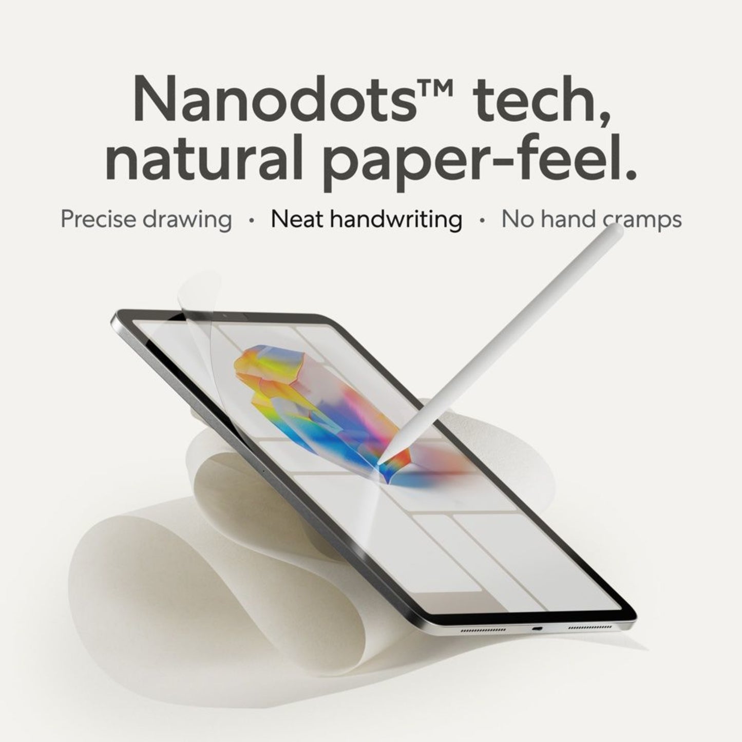 Paperlike 3 Screen Protector iPad Pro 12.9" - Clear