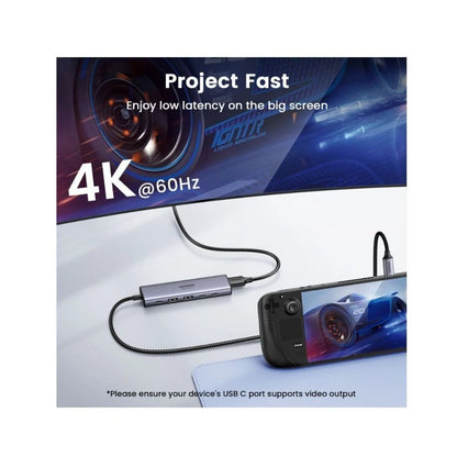 UGREEN 6-in-1 USB C Hub with Single HDMI Silver