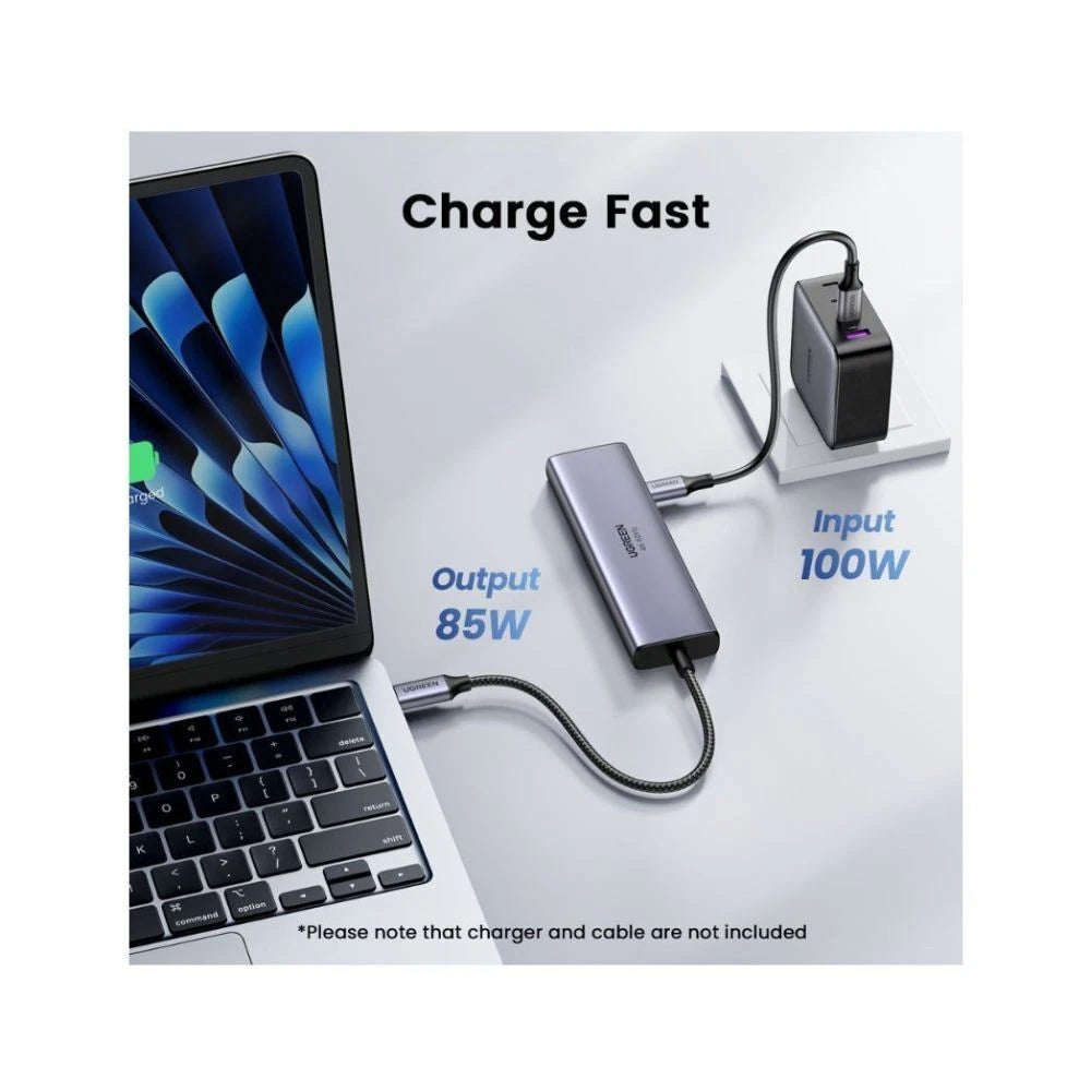 UGREEN 6-in-1 USB C Hub with Single HDMI Silver