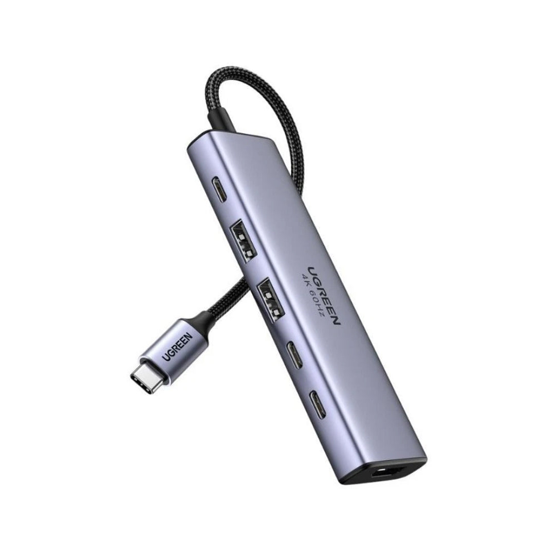 UGREEN 6-in-1 USB C Hub with Single HDMI Silver