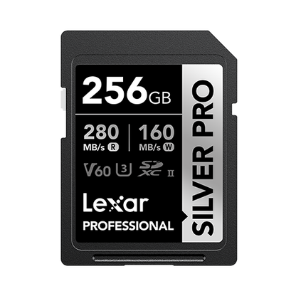 Lexar Professional Silver Pro SDXC UHS-II Card 256 GB