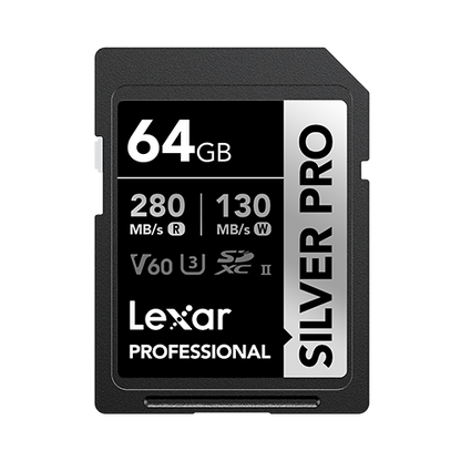Lexar Professional Silver Pro SDXC UHS-II Card 64 GB