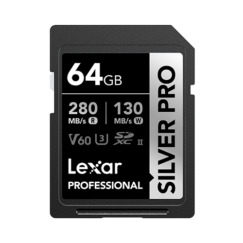 Lexar Professional Silver Pro SDXC UHS-II Card 64 GB