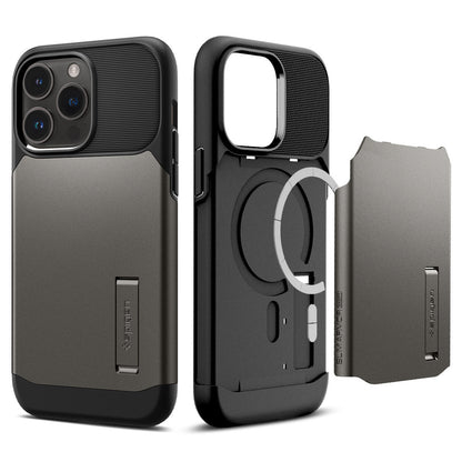 Spigen Slim Armor MagFit Case iPhone 14 Pro Max - Gunmetal