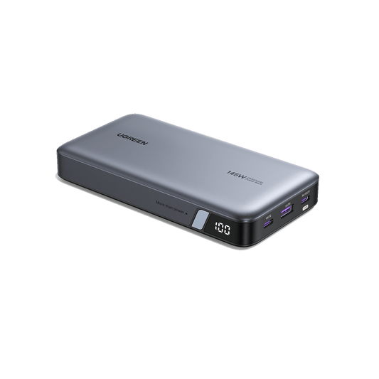 UGREEN 145W 25000mAh for Laptop-3 Ports Power Bank Silver