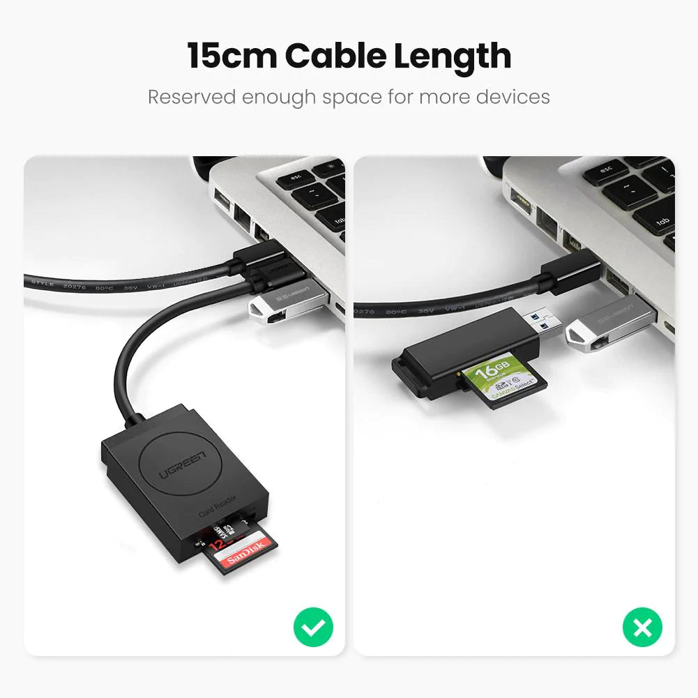 UGREEN USB 3.0 Card Reader TF+SD