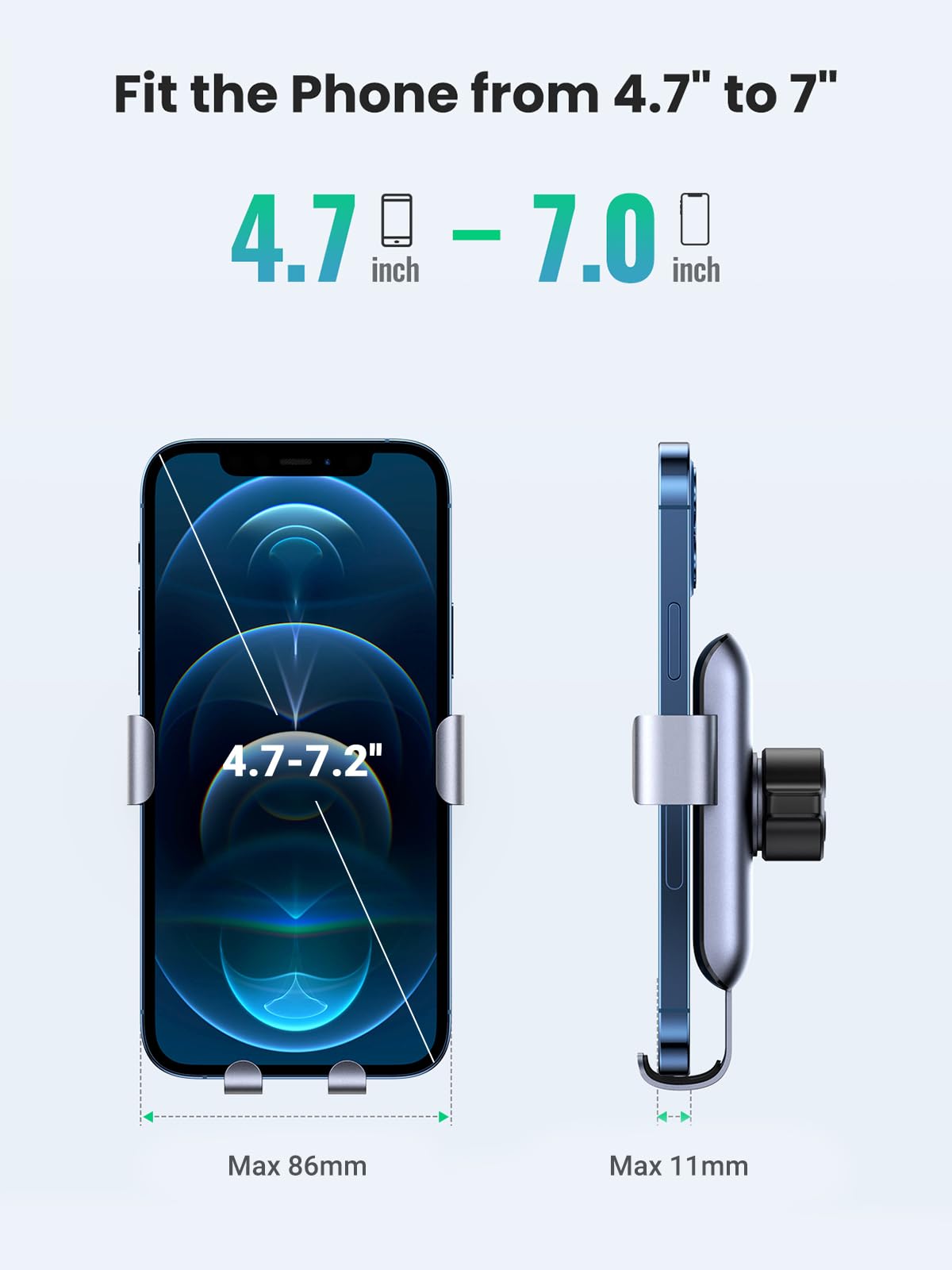 UGREEN Gravity Phone Holder foRound Air Vent