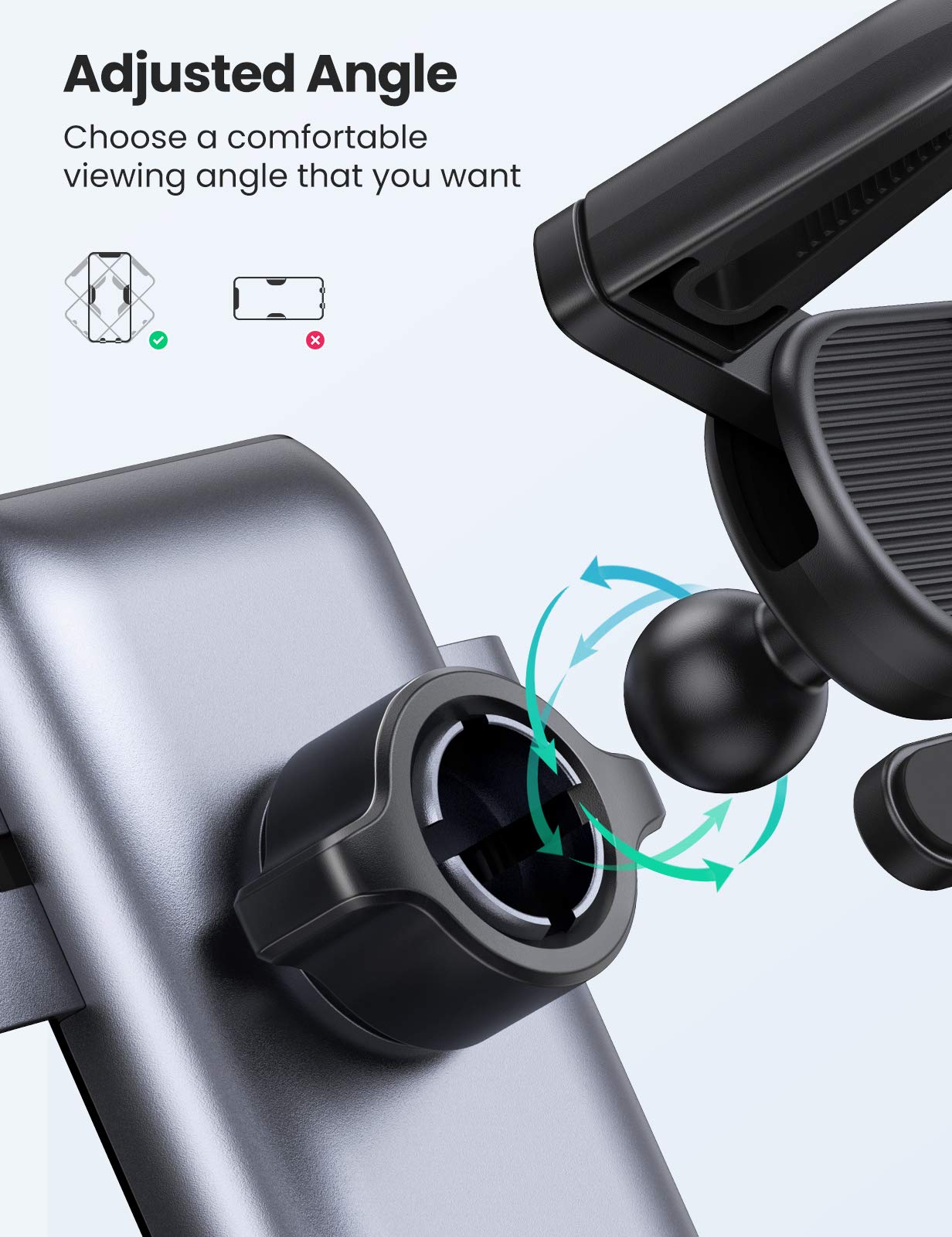 UGREEN Gravity Phone Holder foRound Air Vent