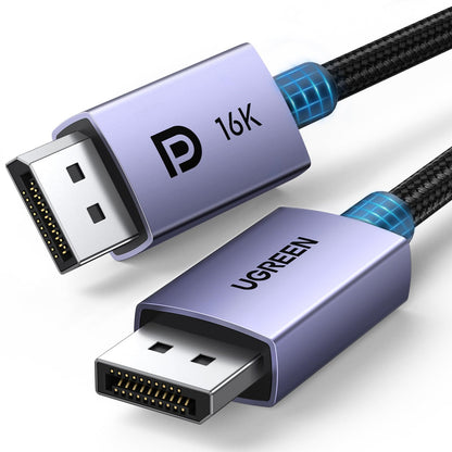 UGREEN 2M 16K Displayport 2.1 Male-Male VESA Certified Cable
