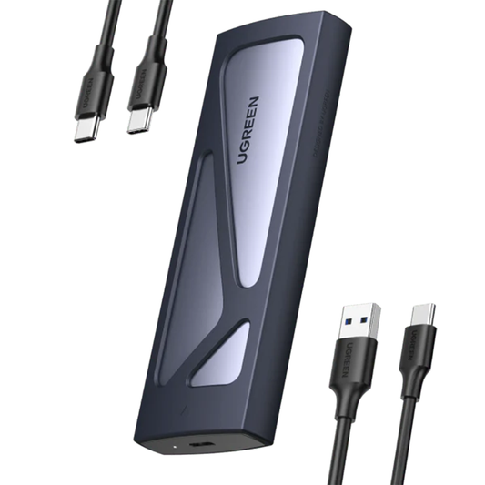 UGREEN M.2 NVMe/SATA SSD Enclosure Black