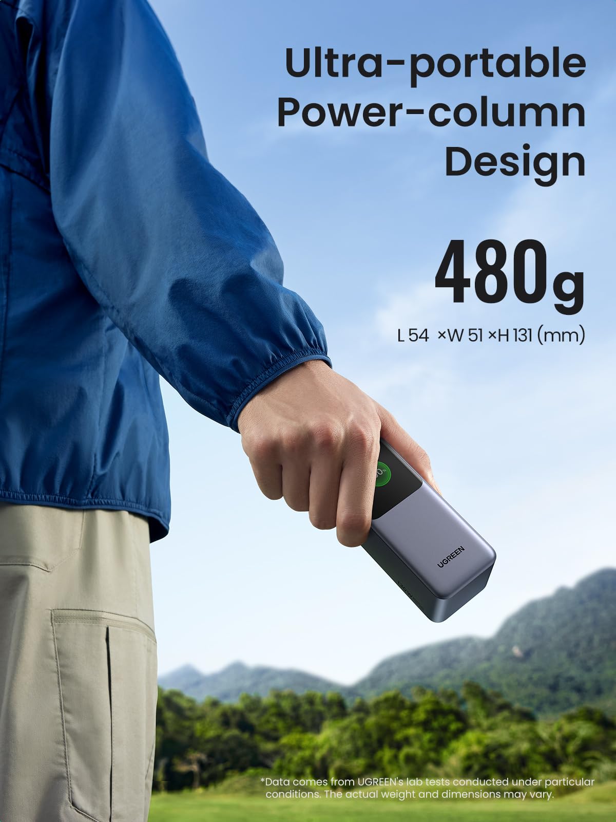 UGREEN Nexode Power Bank 20000mAh 130W with Display Silver
